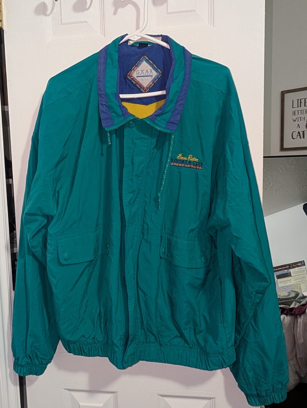 Men's 90's Vintage Authentic Gear For Sports Boca Raton Resort & Club Jacket